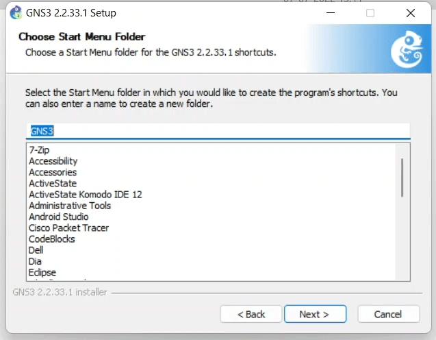 Start menu name