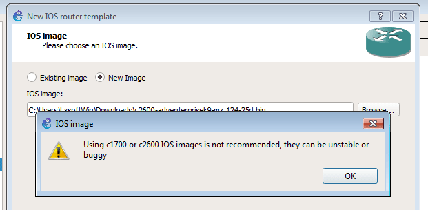 Ignoring the warning message