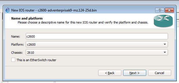 Selecting the platform