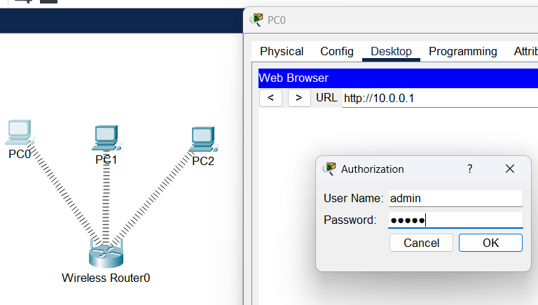 Connecting the wireless router