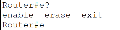 Commands starting with the letter e