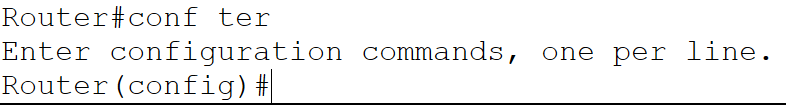 Command abbrevaiation