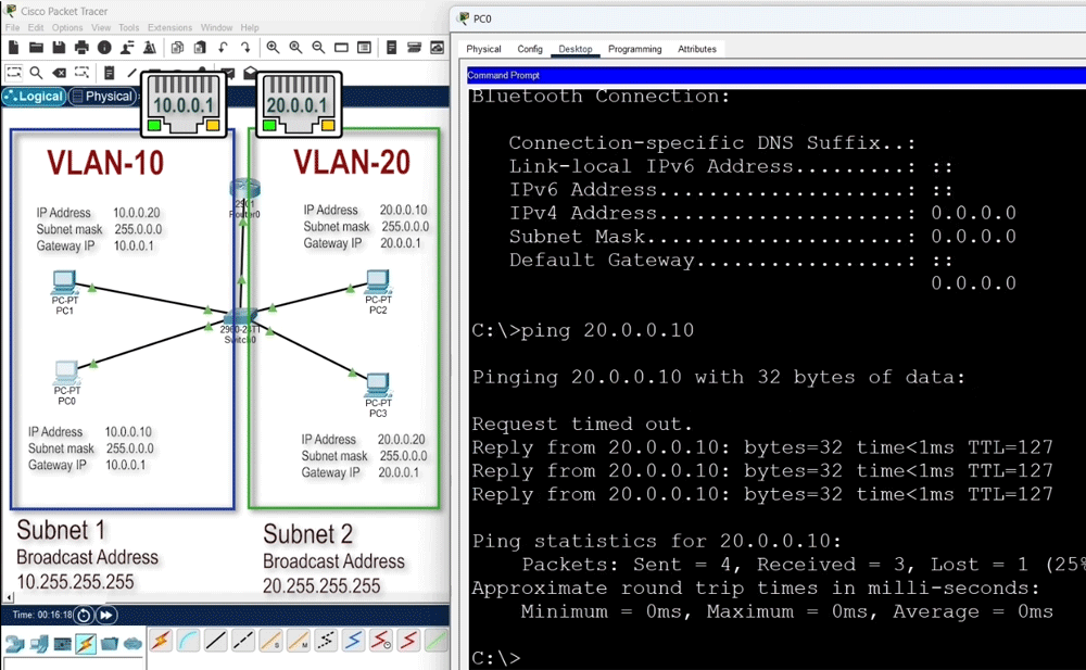 verify connectivity