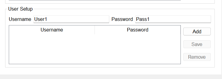 user info