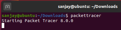 Starting Packet Tracer