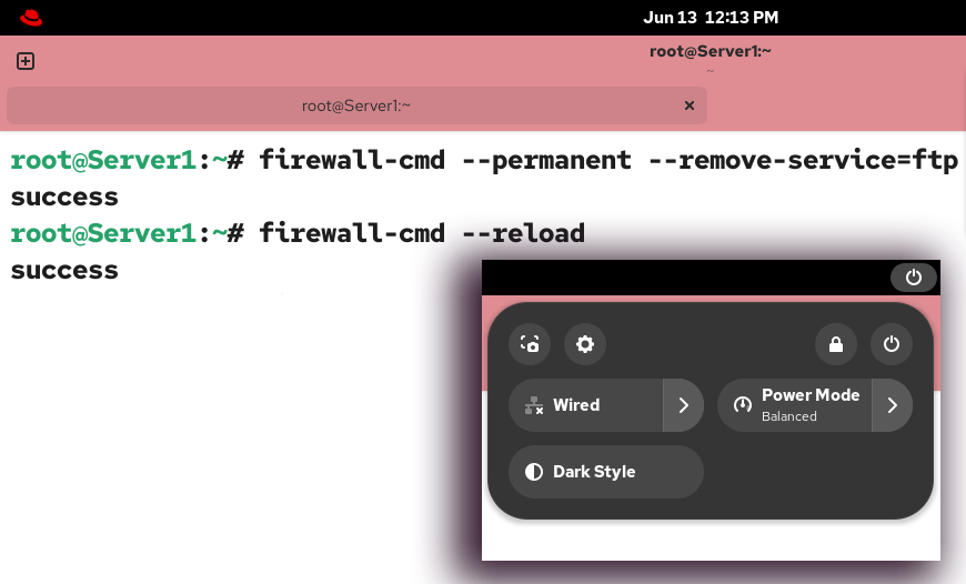 Firewall blocking FTP service