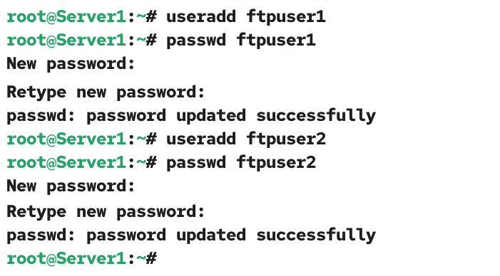 Adding users for testing