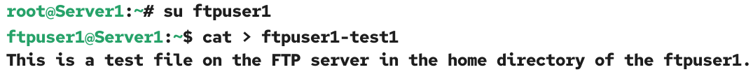 Creating a test file for testing