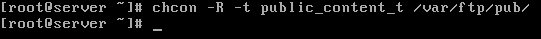 chcon-var-ftp-pub