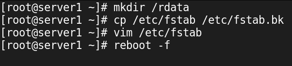 restart the system