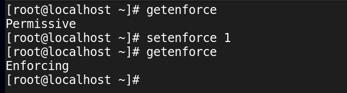 enabling SELinux
