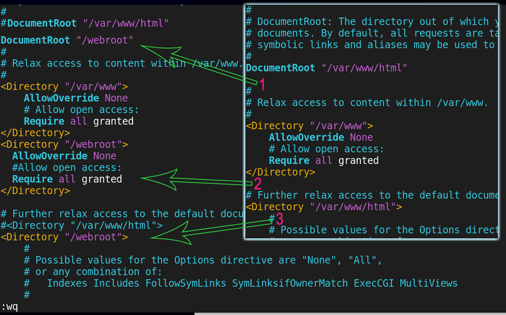 adding a custom webroot