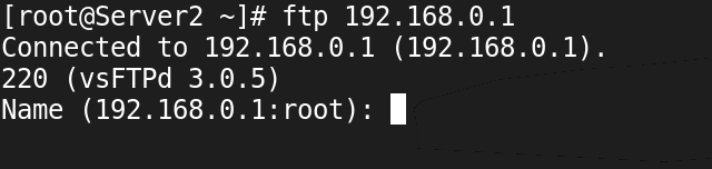 testing the ftp service