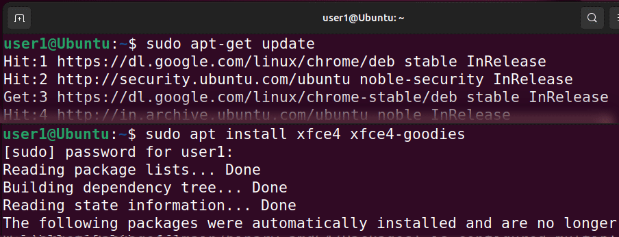 Installing packages
