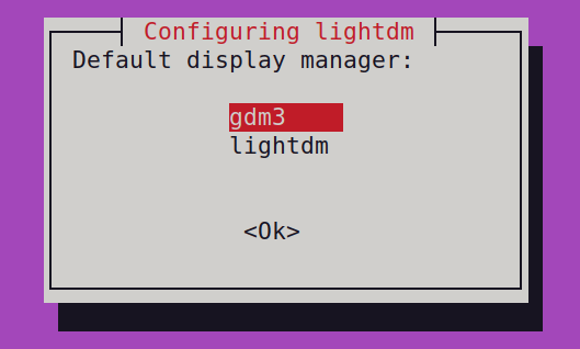 Selecting a desktop