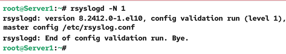 Validating configurations