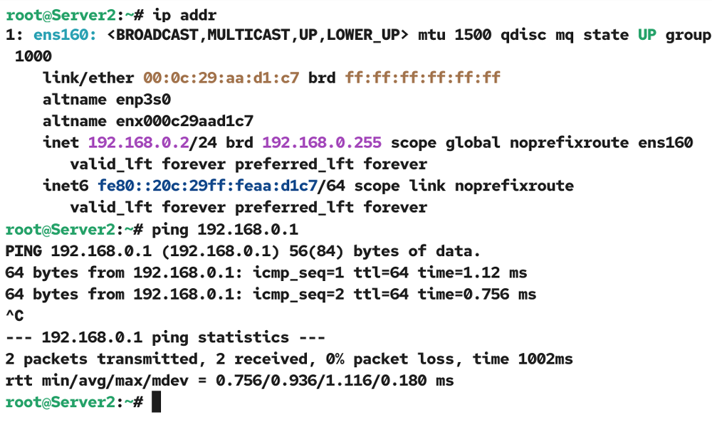 testing connectivity