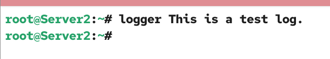 the logger command