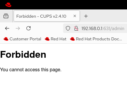 unauthorized IP address