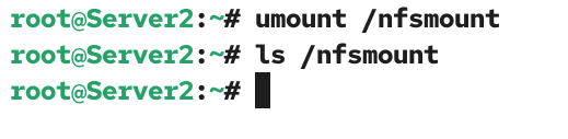 umount