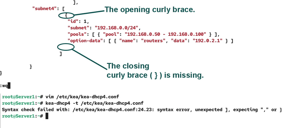 Error in configuration