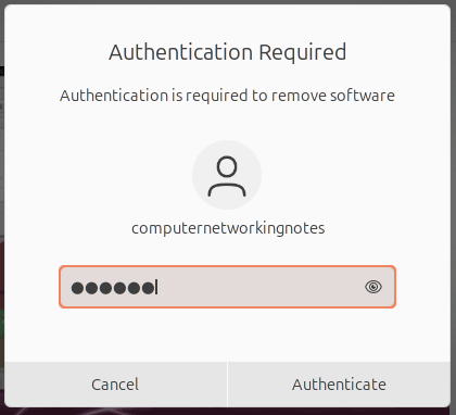 authenticate remove of vlc