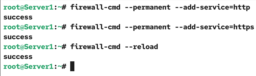 Opening the firewall