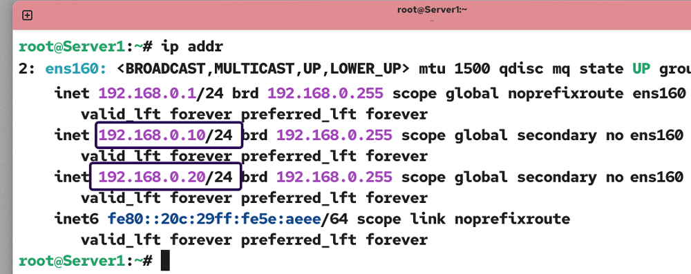 Verifing the IP addresses