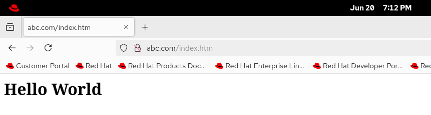 Verifying the configuration