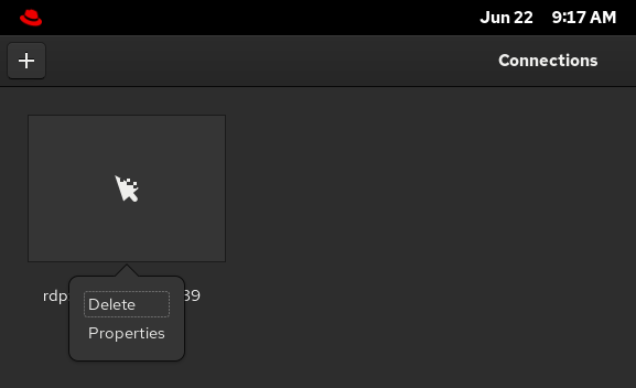 Deleting existing connections