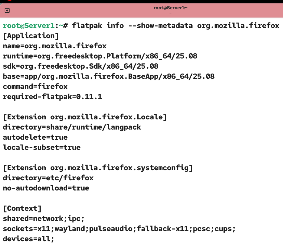 Vewing metadata