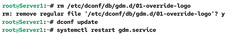 Removing the custom logo file