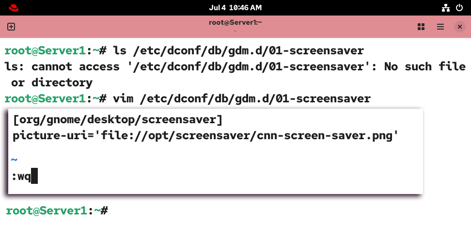Creating configuration file