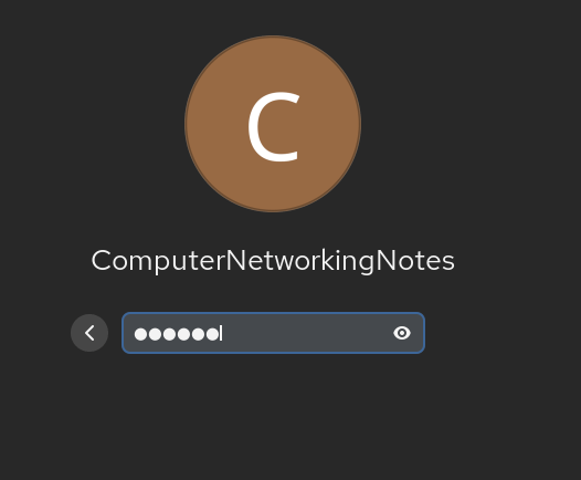 Login with a regularuser account