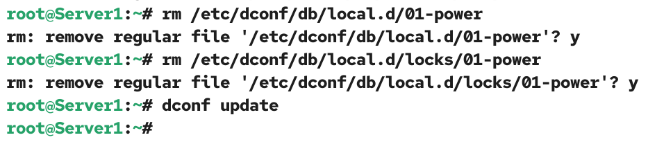 Deleting a configuration file