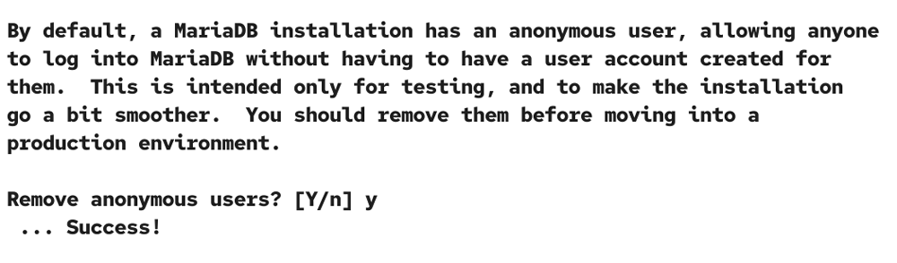 Disable anonymous user