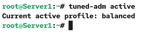 Active profile