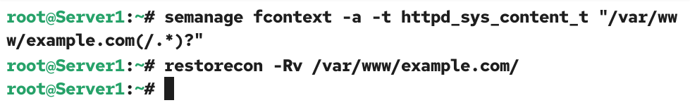 Updating SELinux