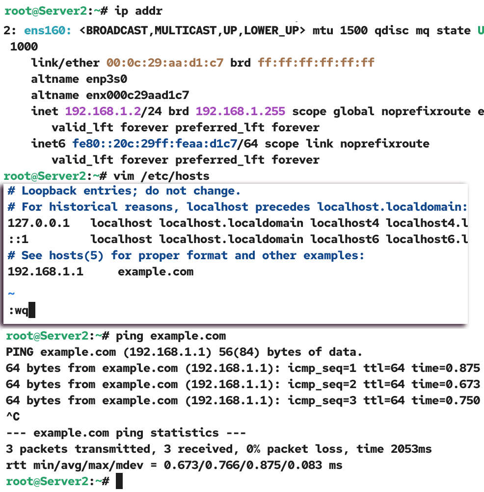 Upating the hosts file