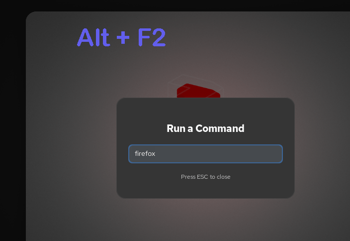 Run a command box