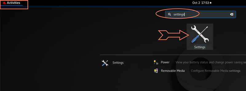 Settings tool