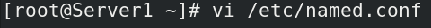 the /etc/named.conf file