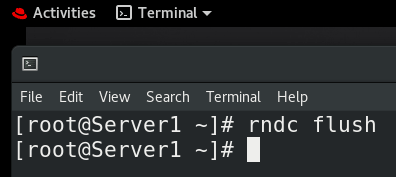 flush DNS cache