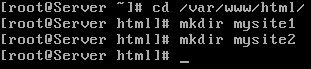 mkdir-mysite
