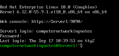 CLI command prompt