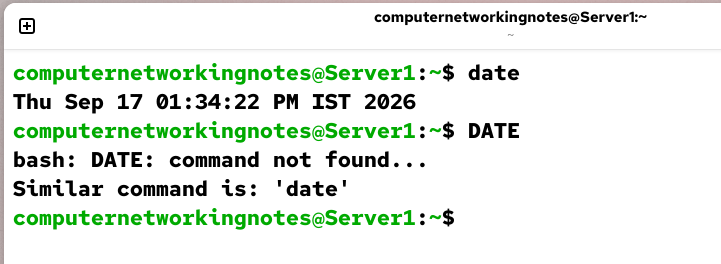 Case sensitive