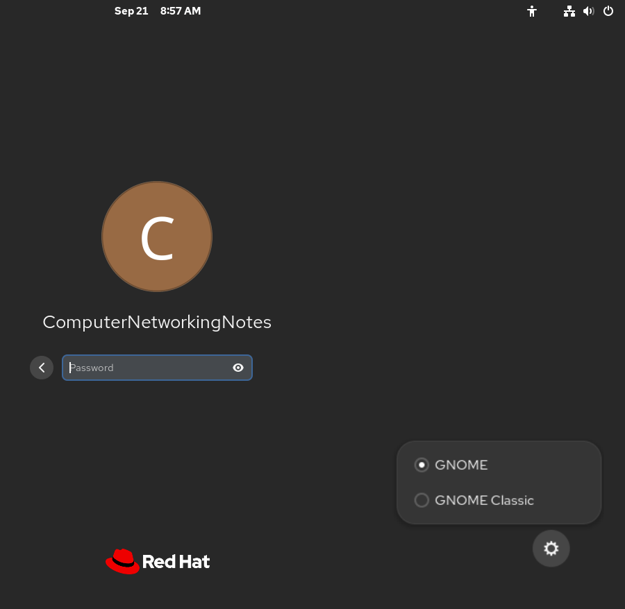 Selecting the default desktop