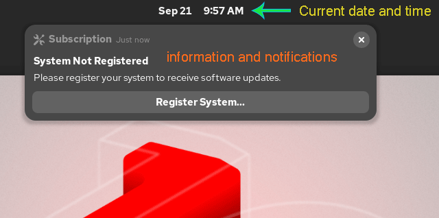 Information and notifications