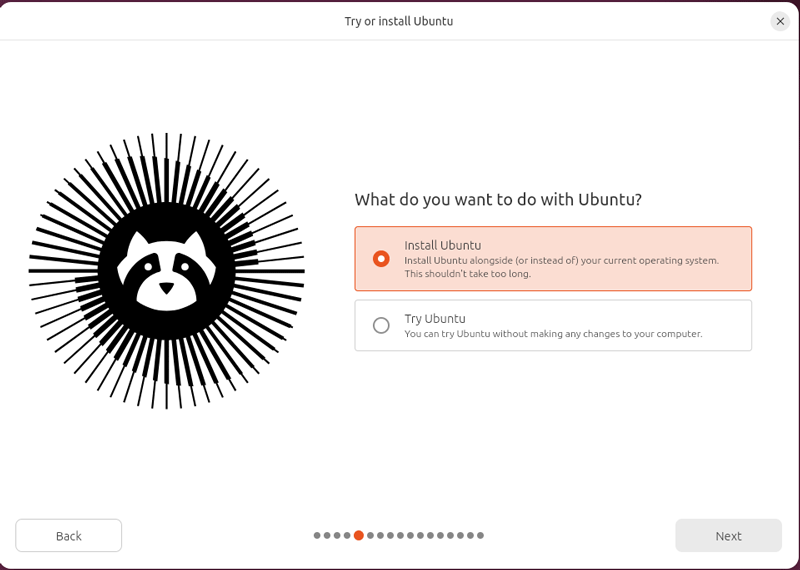 installing ubuntu