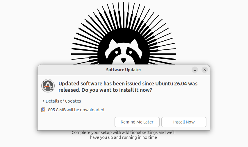 Software update